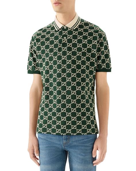 gucci men's short sleeve button up|farfetch gucci shirts.